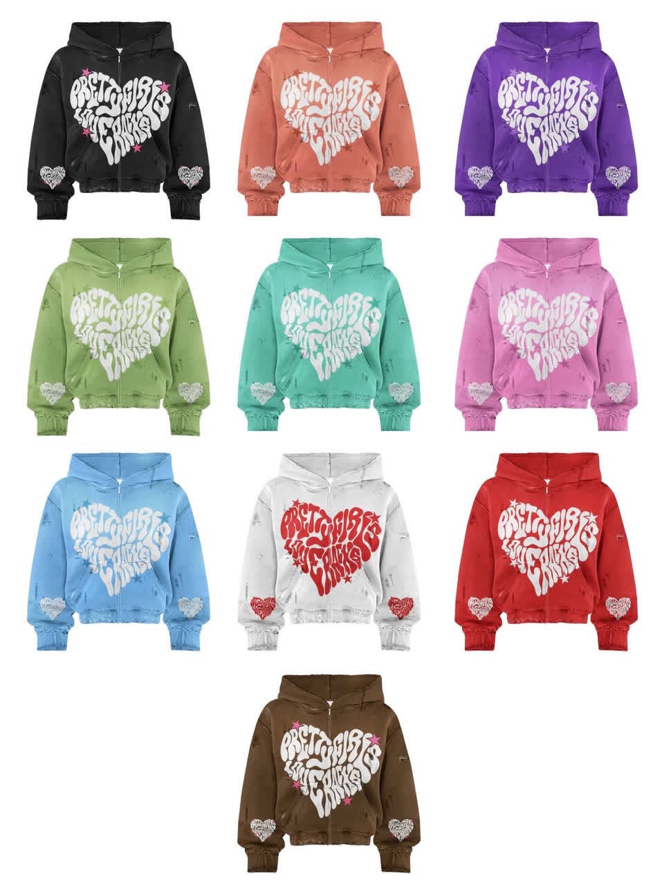 PRETTY GIRL$ LOVE RACK$ SET