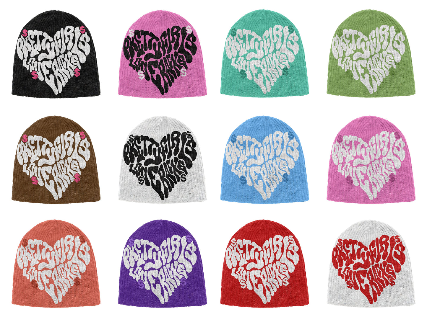 PRETTY GIRL$ LOVE RACK$ SET